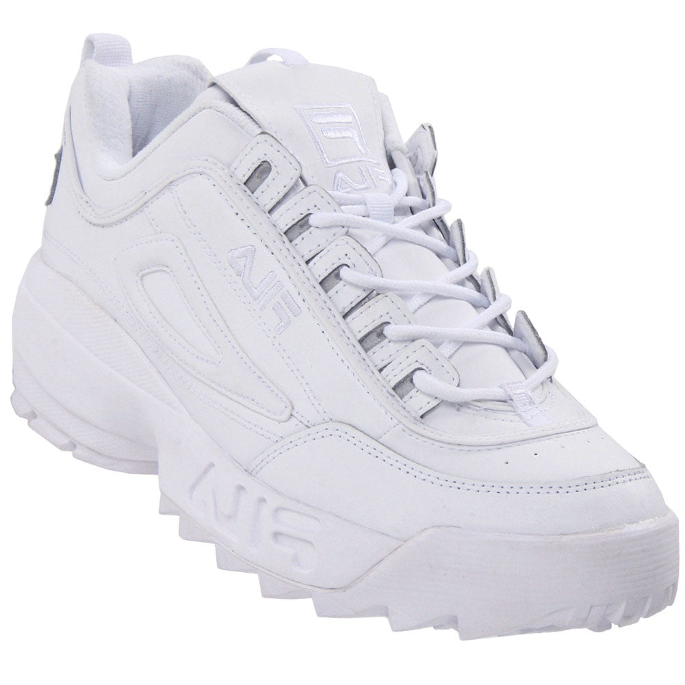 Fila Men's Disruptor II Embossed Logo Lace Up Sneakers