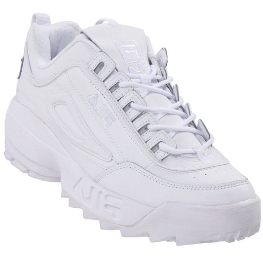 Fila Men's Disruptor II Embossed Logo Lace Up Sneakers