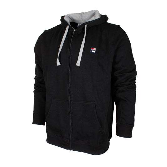 Fila Men's Heritage Logo Full Zip Heavy Fleece Hoodie