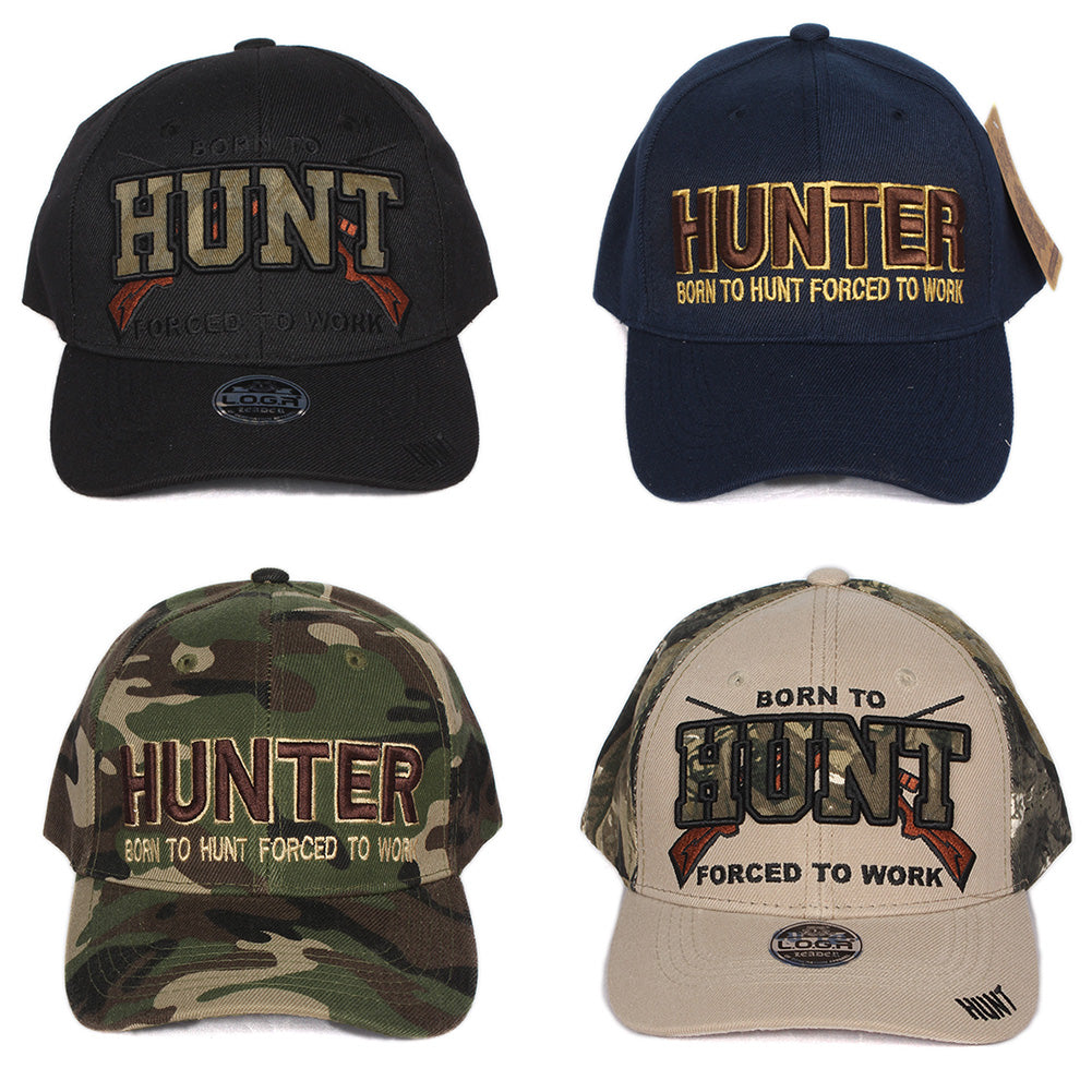 Heve Headwear Men's Hunter Forced to Work Adjustable Cap Hat