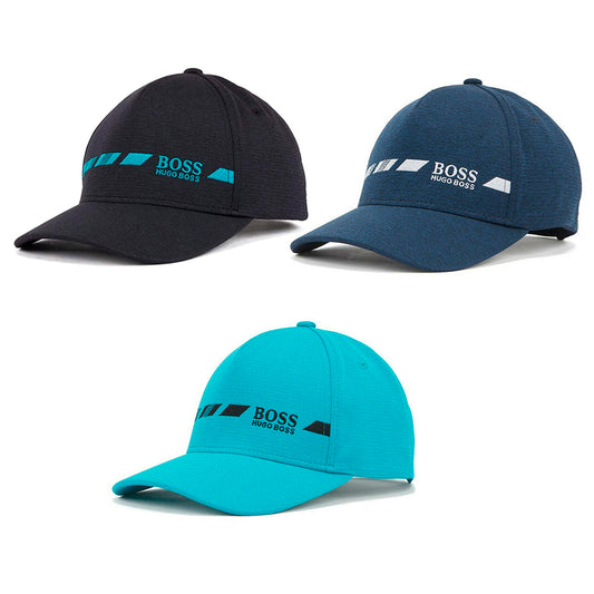 Hugo Boss Men's Hat Melange Logo With Contrast Embroidery Sport Logo Cap