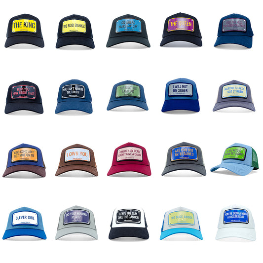 John Hatter & Co Mens Mesh Snapback Classic Trucker Hat Adjustable Size Cap
