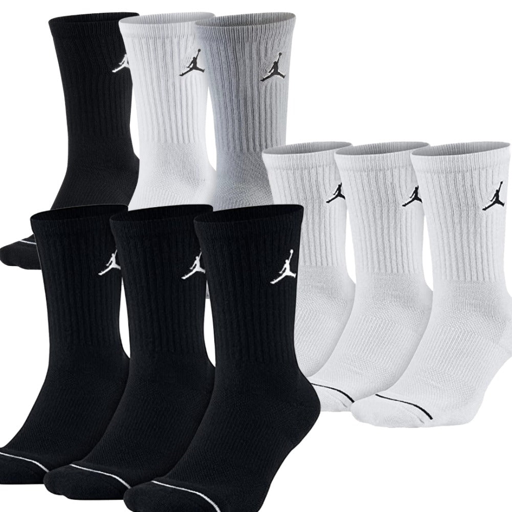 Jordan Men's Socks Jumpman Training Logo Dri-FIT Athletic Performance Crew Socks