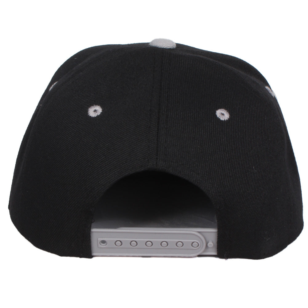 Embroidered - Black Grey