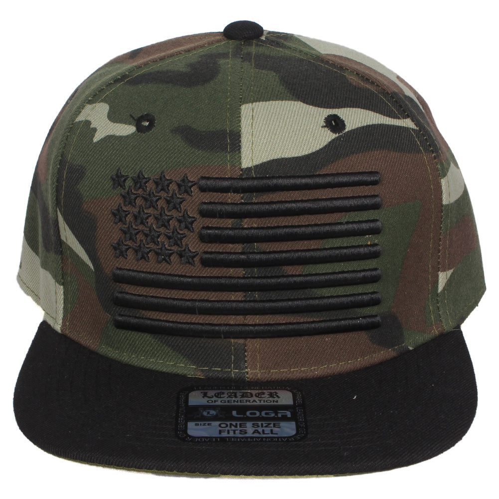 Embroiderd - Camouflage Black