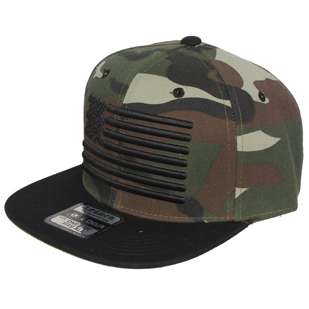 Embroiderd - Camouflage Black