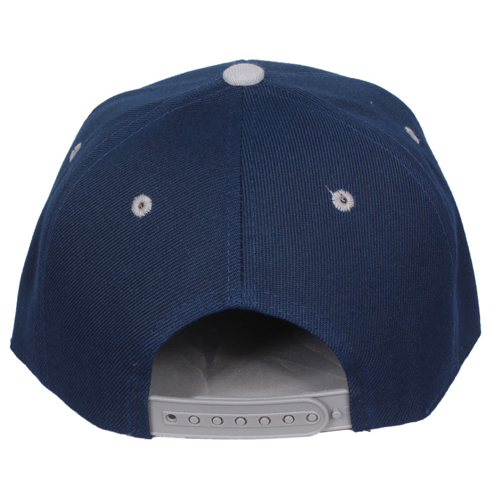 Embroidered - Navy Grey