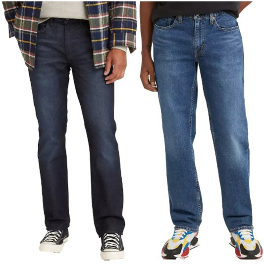 Levi's Men's 514 Jeans Assorted Blues Straight Leg Classic Denim Jeans