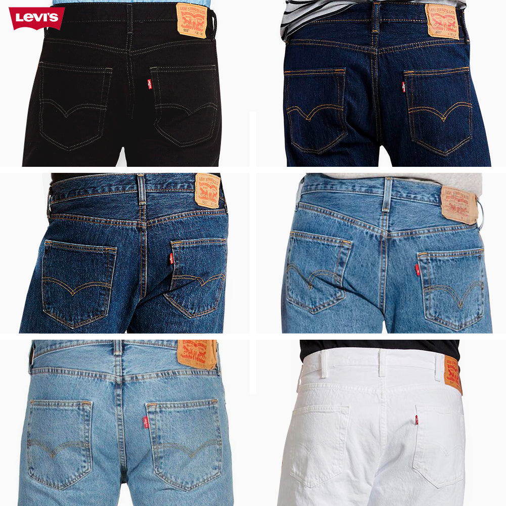 Levis 501 Denim Original Fit Jeans Straight Leg Button Fly 100% Cotton