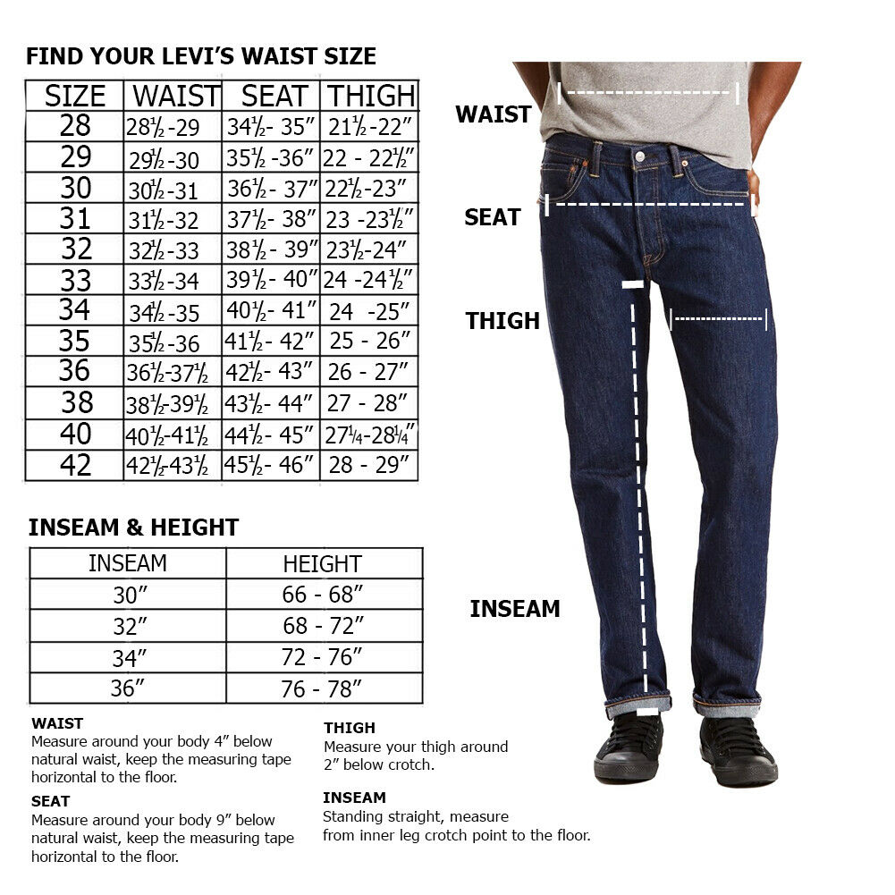 Levis Men's 514 Denim Regular Fit Straight Leg Jeans