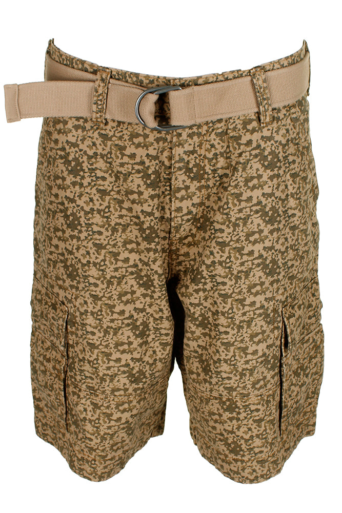 Army Green Camo Belted 0163