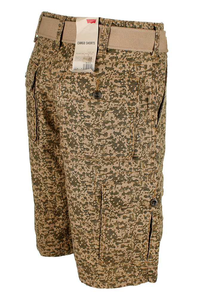 Army Green Camo Belted 0163