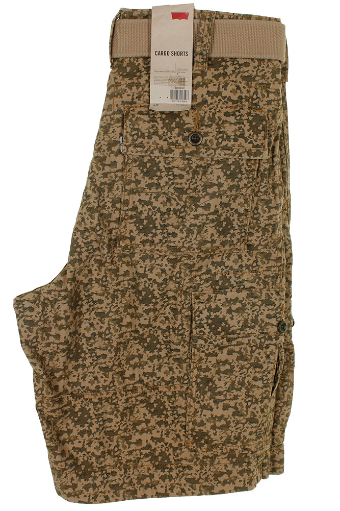 Army Green Camo Belted 0163