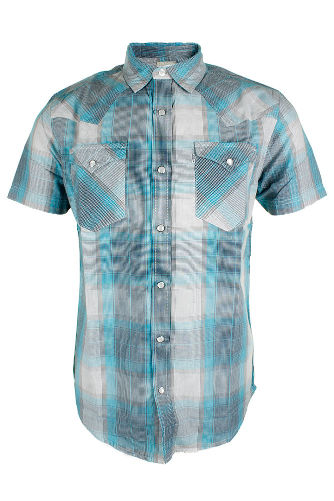 Blue Grey Checked
