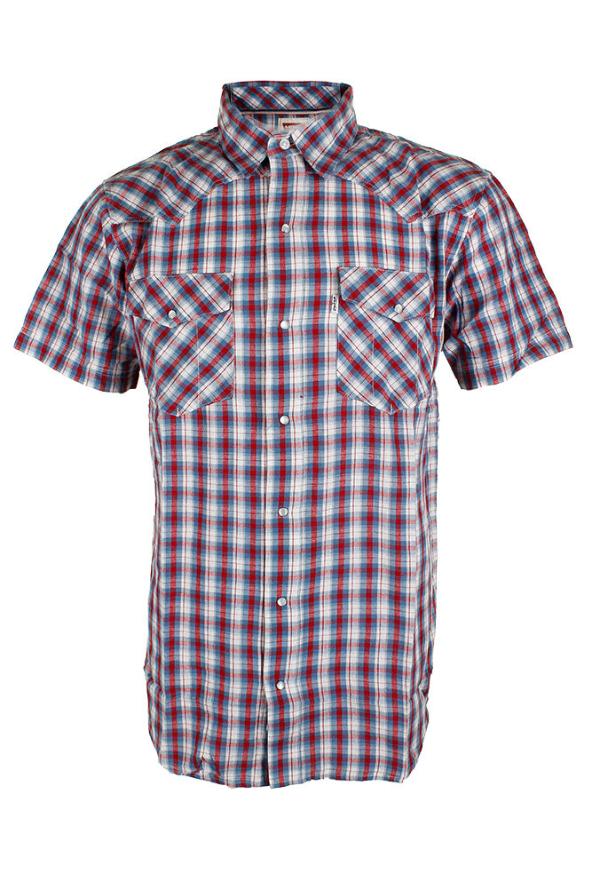 Red Blue Checked