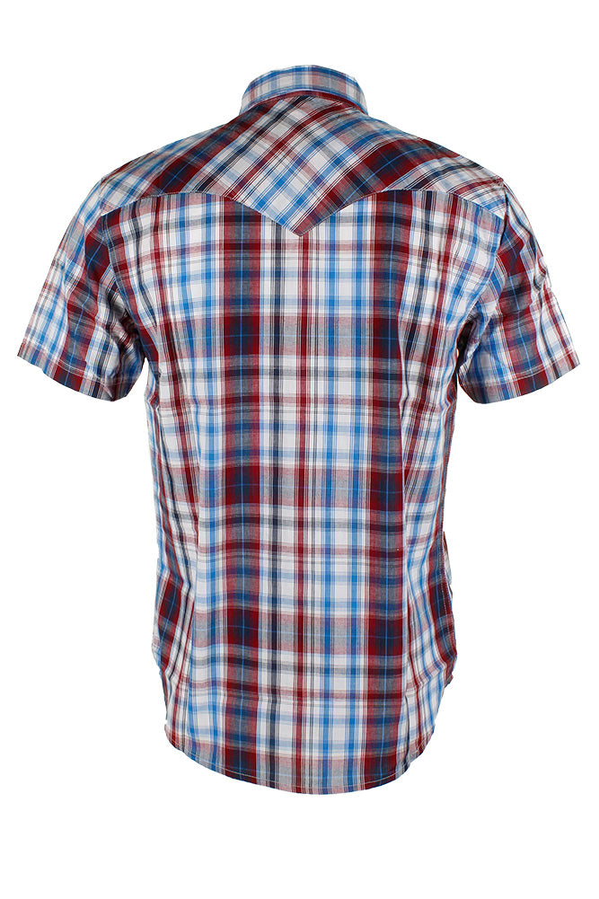Blue Red Checked