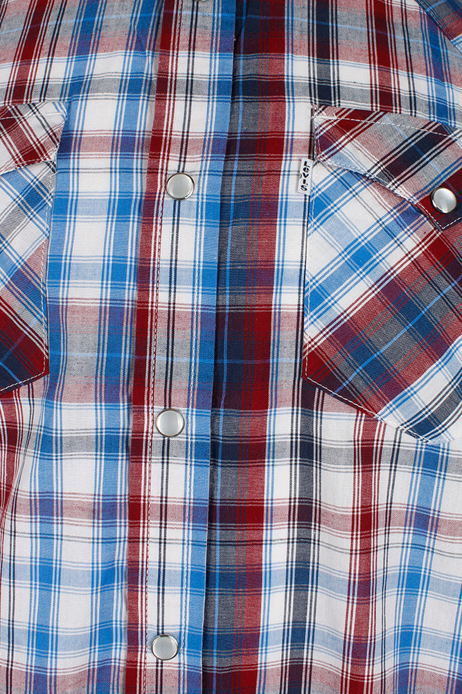 Blue Red Checked