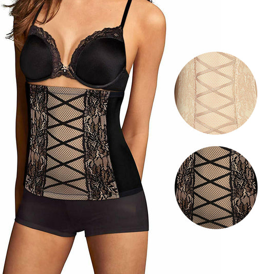 Maidenform Women's Lace Frim Control All Around Smoothing Waistnipper Corset
