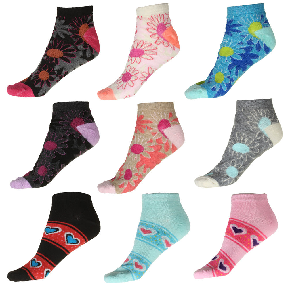 Multi 6 Flowers - 3 Hearts