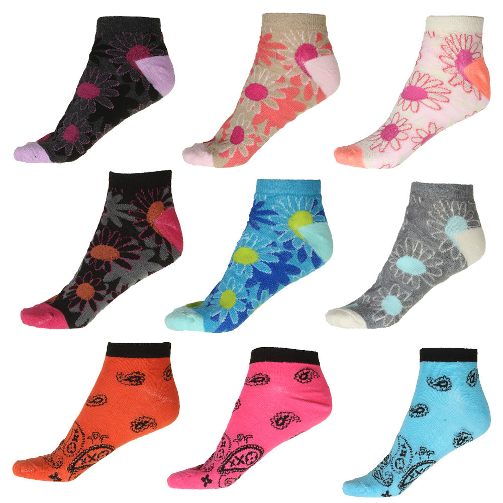 Multi 6 Flowers - 3 Bandanas