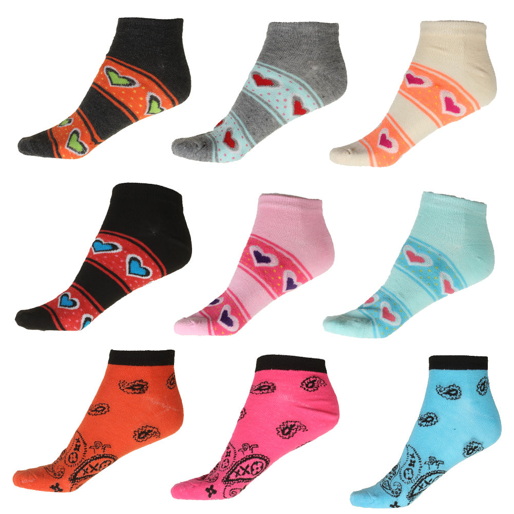 Multi 6 Hearts - 3 Bandanas