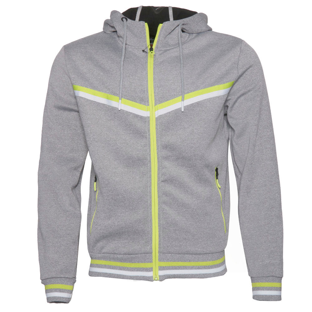 2 Light Grey Neon Green