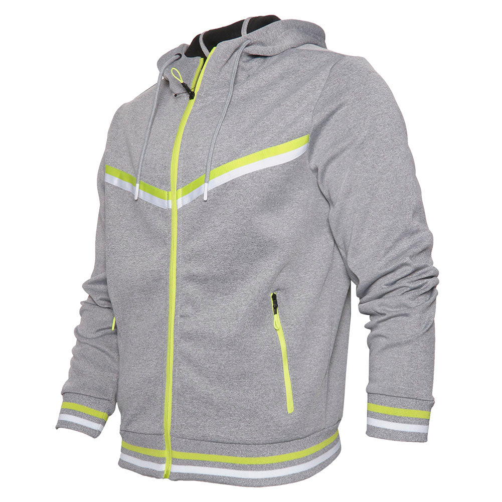 2 Light Grey Neon Green