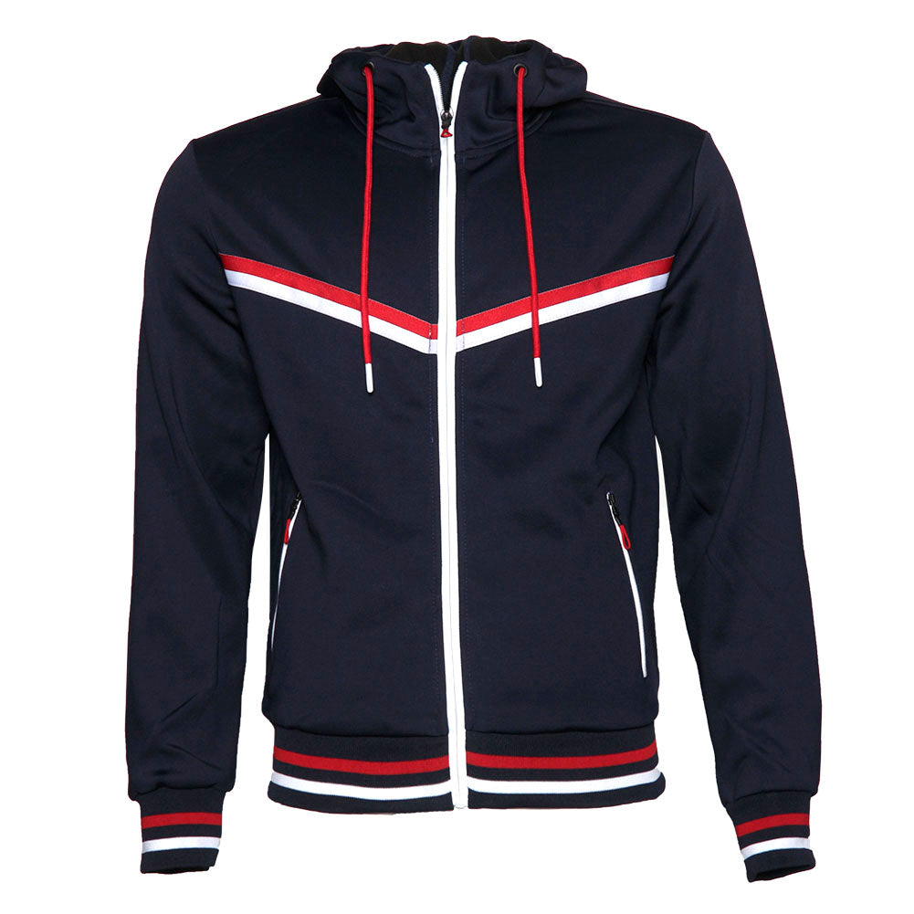 2 Navy Red White
