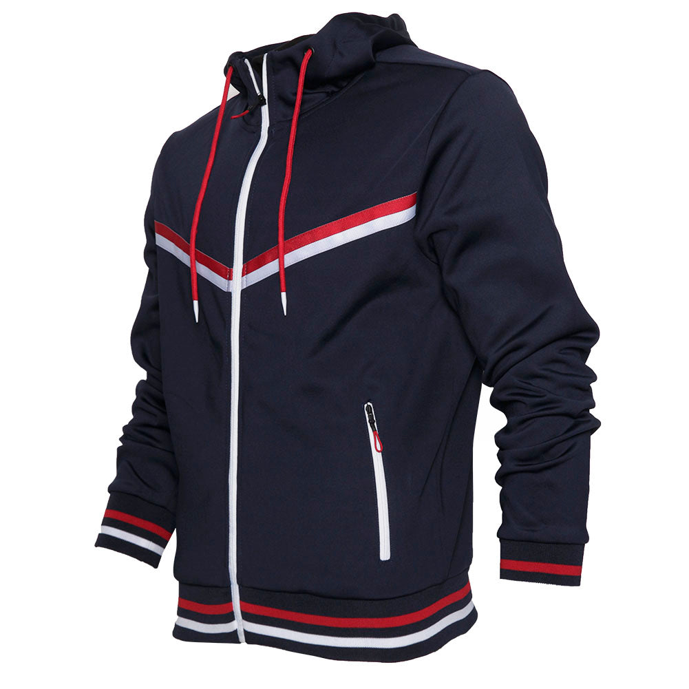 2 Navy Red White
