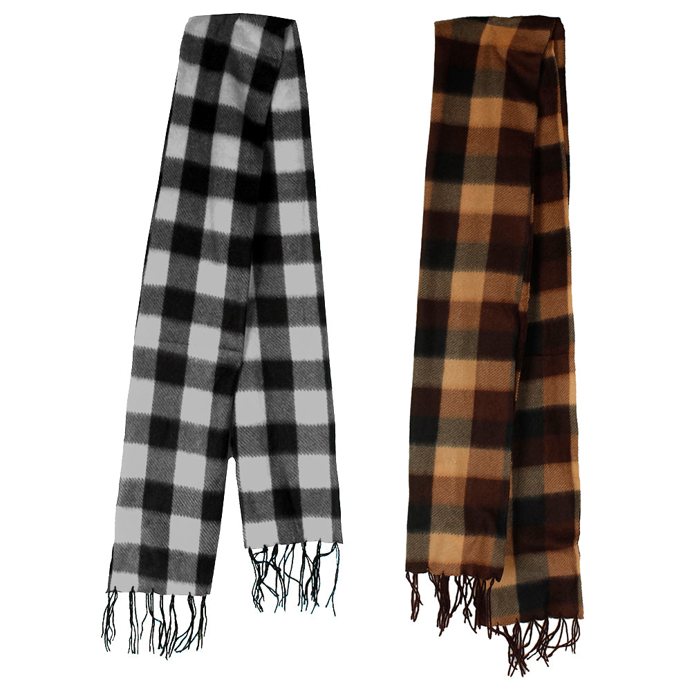Checkered Black - Brown