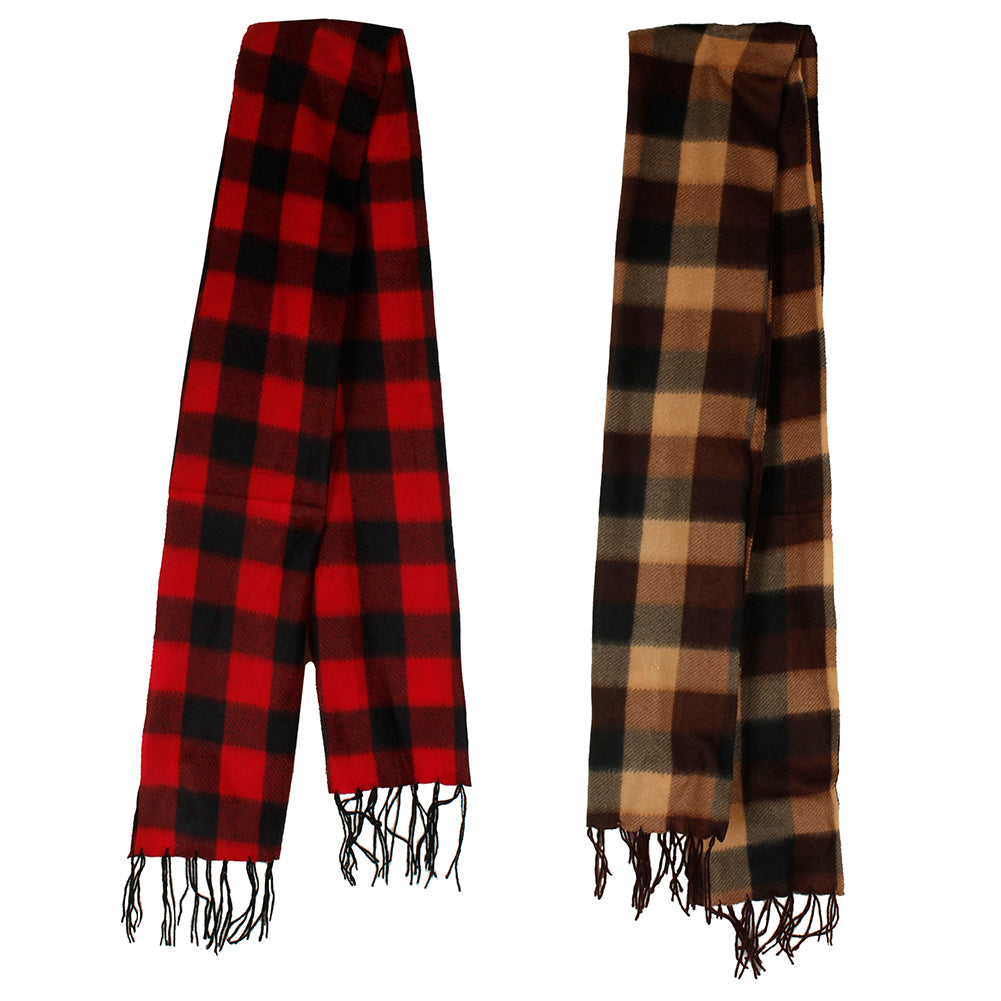 Checkered Brown - Red