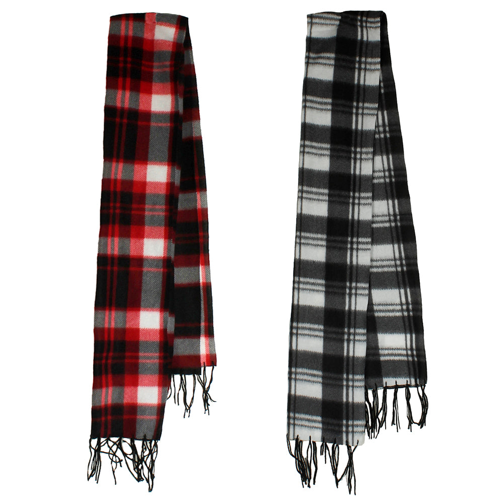 Plaid Black - Red