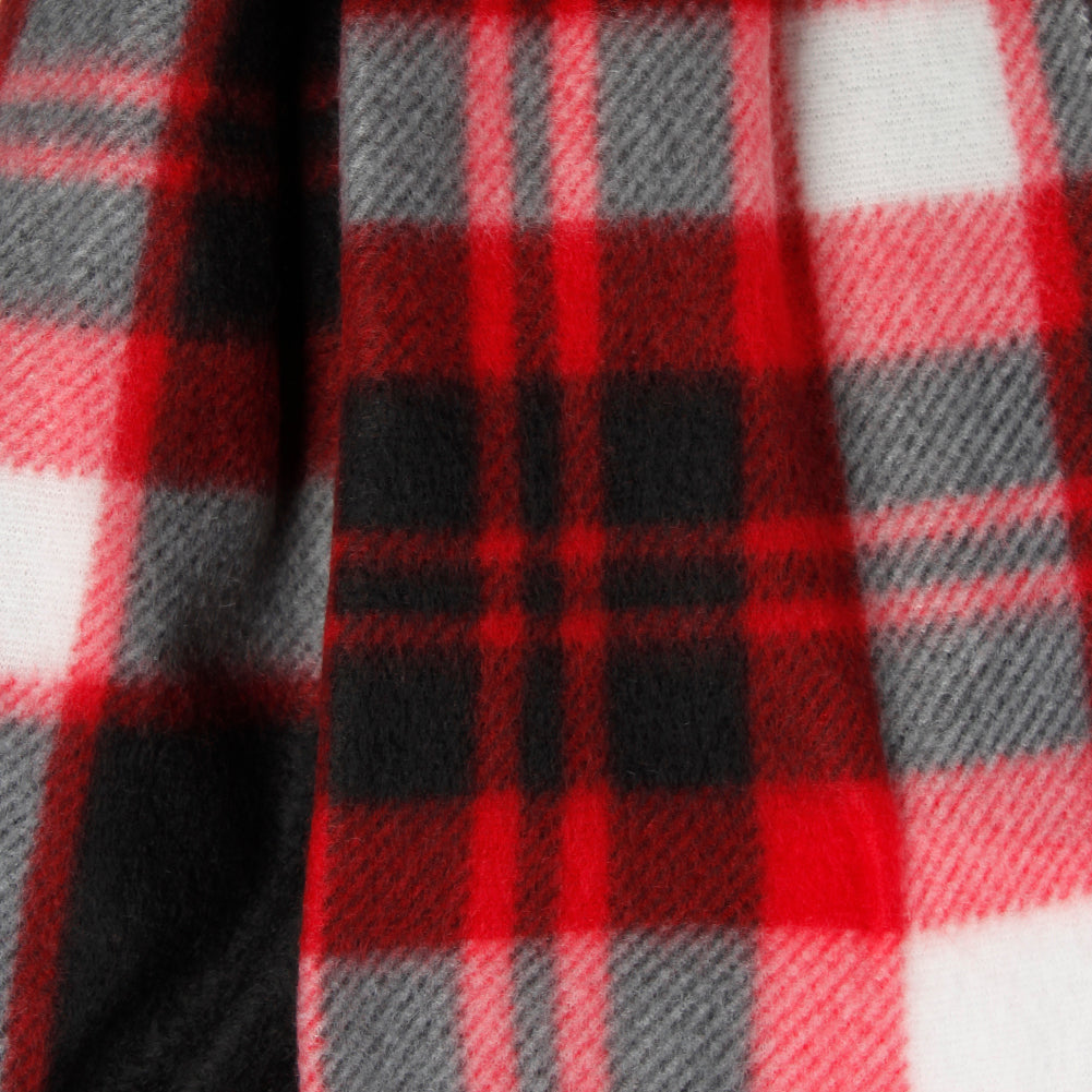 Plaid Black - Red
