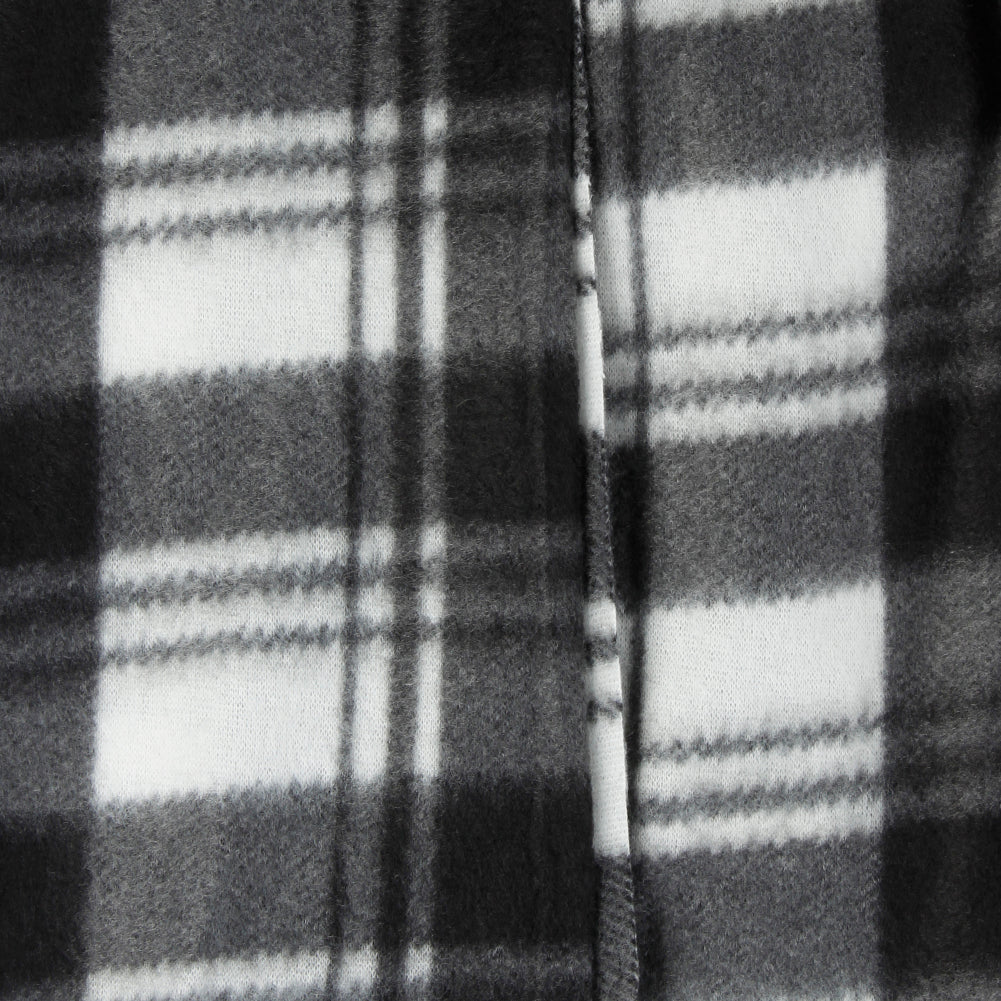 Plaid Black - Red