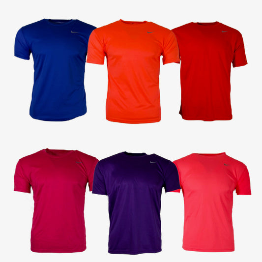 Nike Men's T-Shirt Challenger Dri-Fit Short Sleeve Athletic Workout Crew Shirt