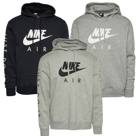 Nike Men's Hoodie Just Do It NSW Athletic Pullover Air Max Hooded Sweatshirt