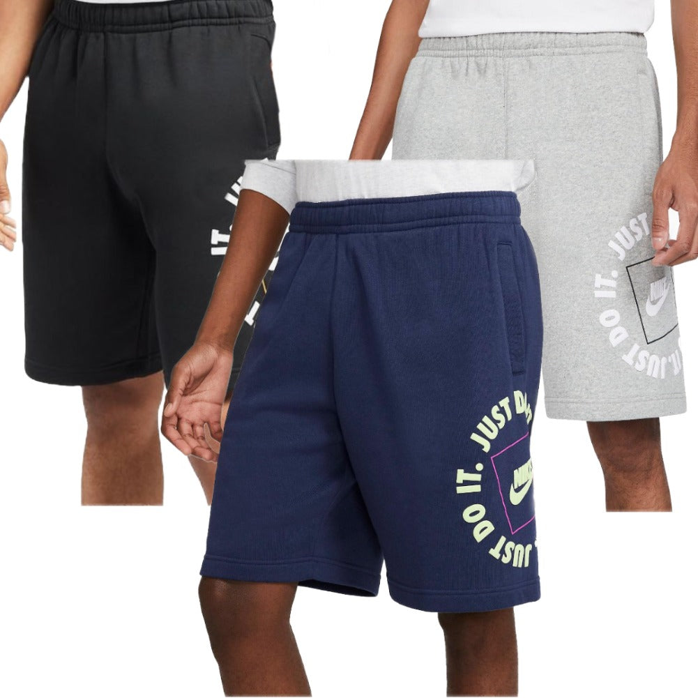 Nike Men's Shorts Just Do It Sportswear Fleece Athletic JDI NSW Training Shorts