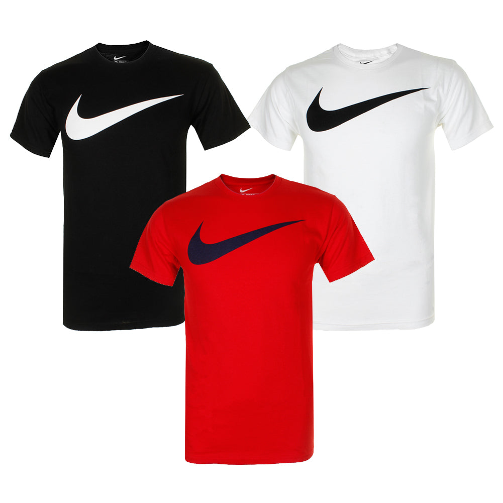 Nike Men's Athletic Wear Short Sleeve Swoosh Graphic Workout Active Gym T-Shirt