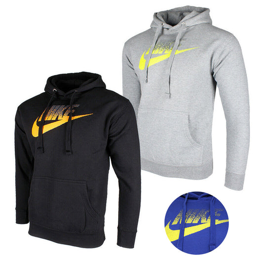Nike Men's Long Sleeve Athletic Wear Futura Graphic Logo Active Pullover Hoodie