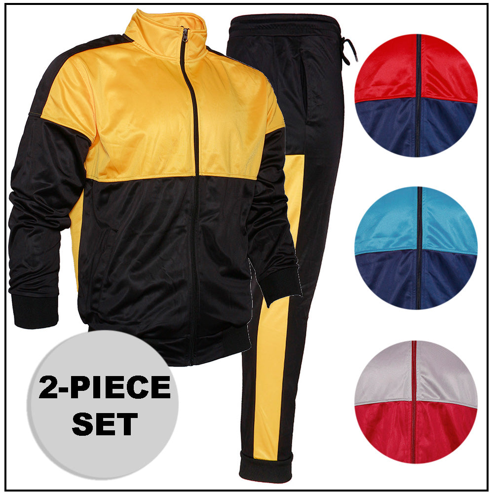 Men's 2-Piece Jacket and Pants Jogger Set Original Deluxe