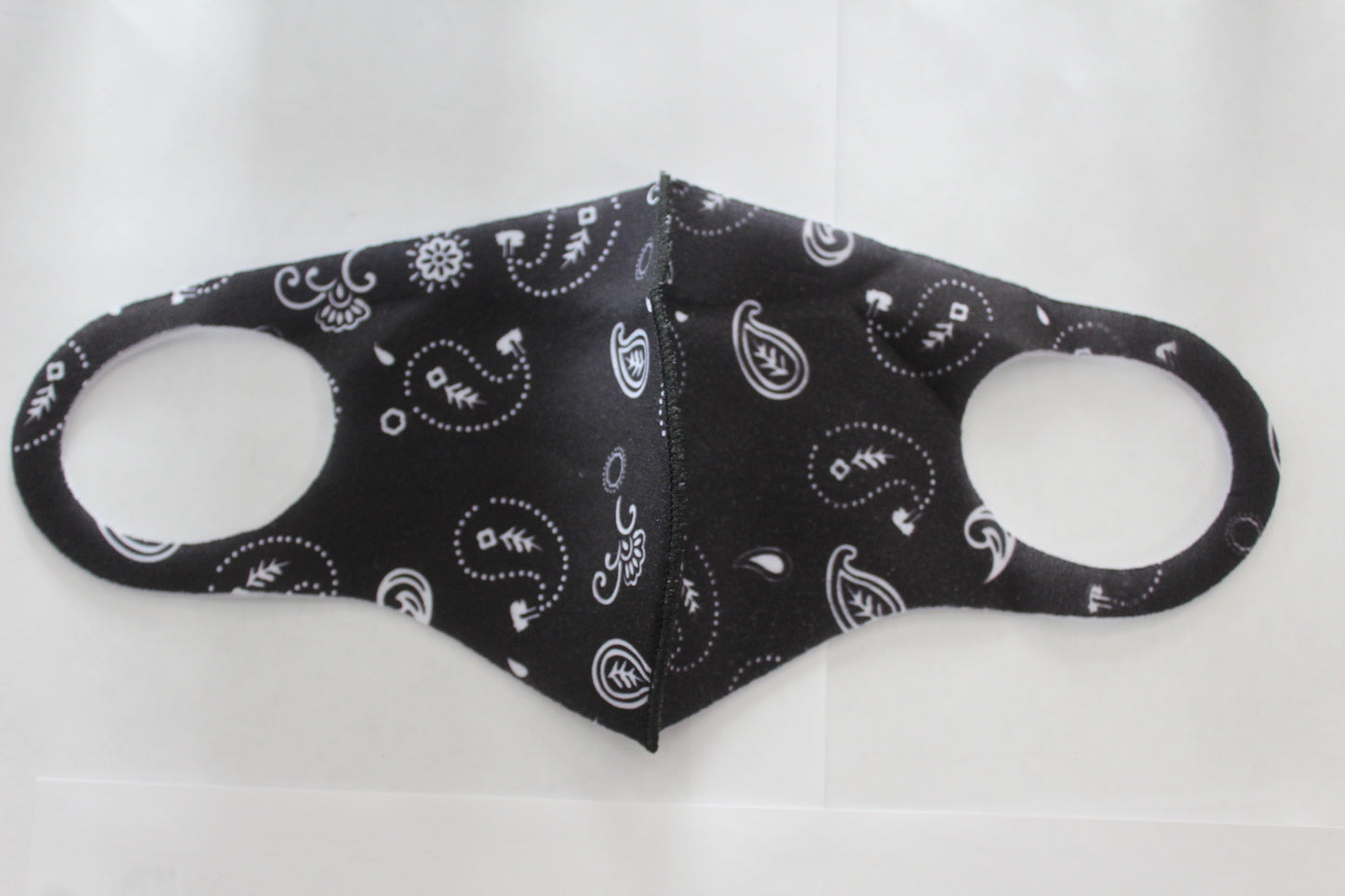 3 Pc-Black Paisley