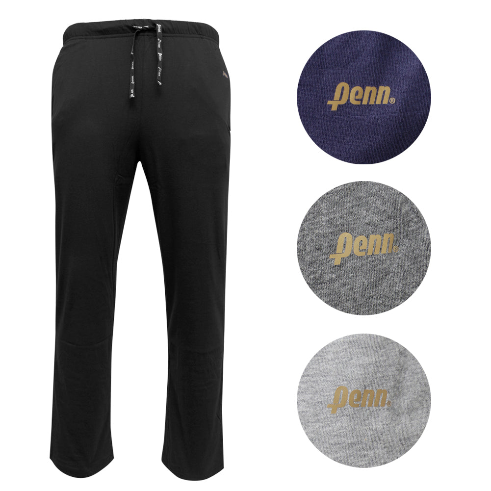 Penn Men's Lounge Sleepwear Cotton Knit Flat Drawsting Pajama Bottoms
