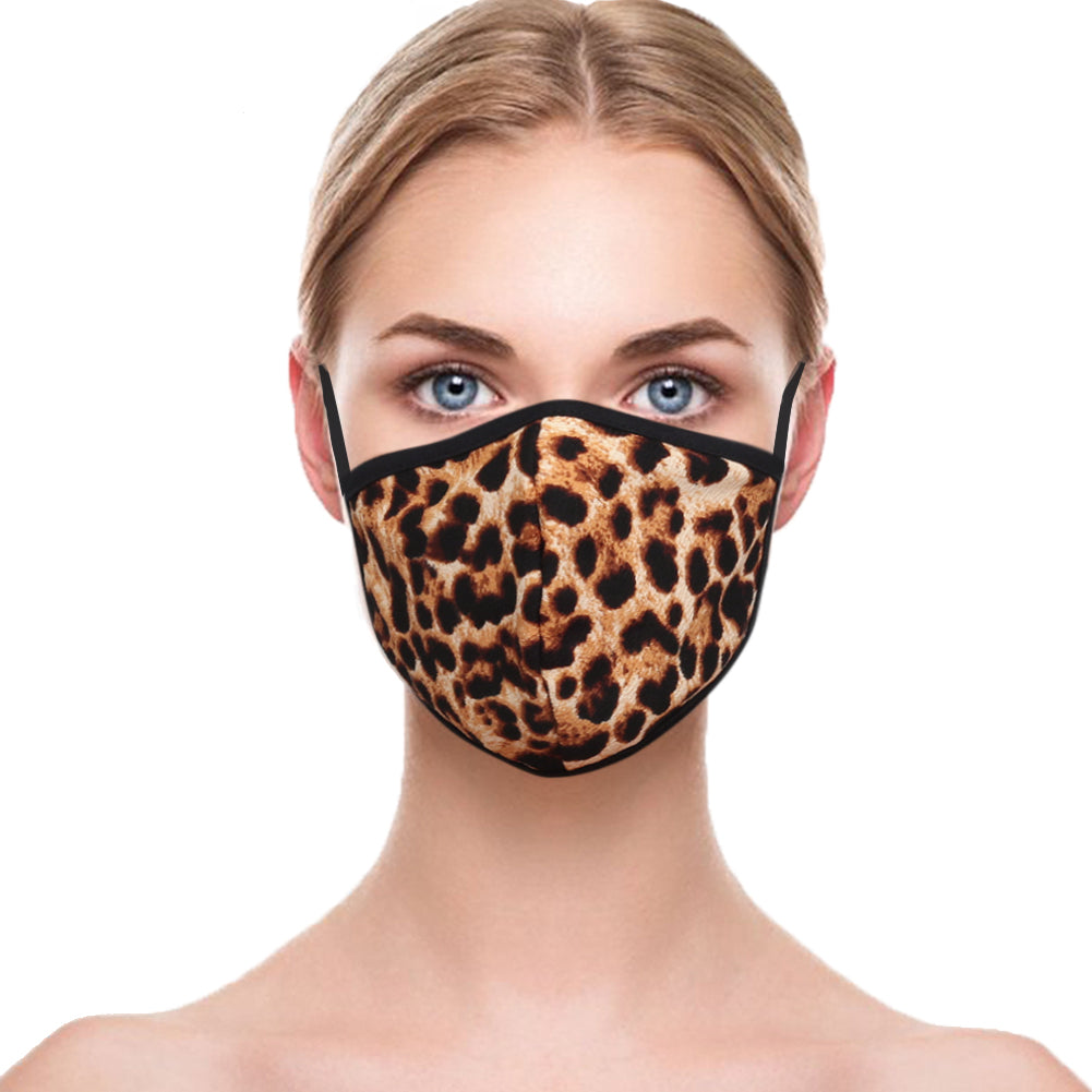 3 PC -Beige Leopard Print