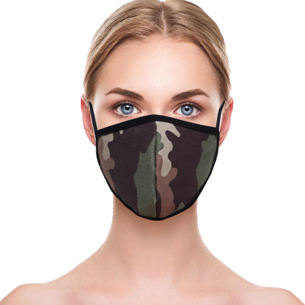 5 PC -Green Camouflage