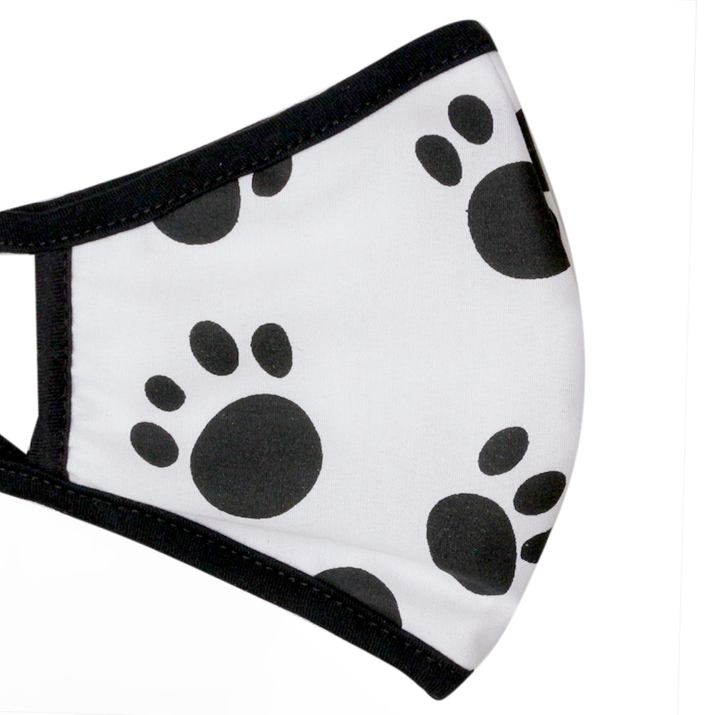 5 PC -White Black Print