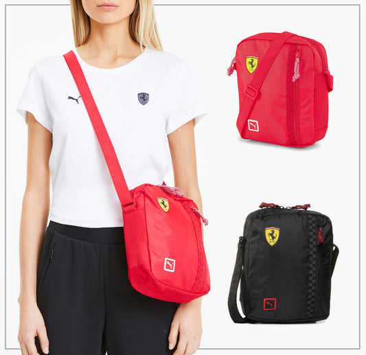 Puma Scuderia Ferrari Fanwear Portable Unisex Crossbody Shoulder Bag 076884