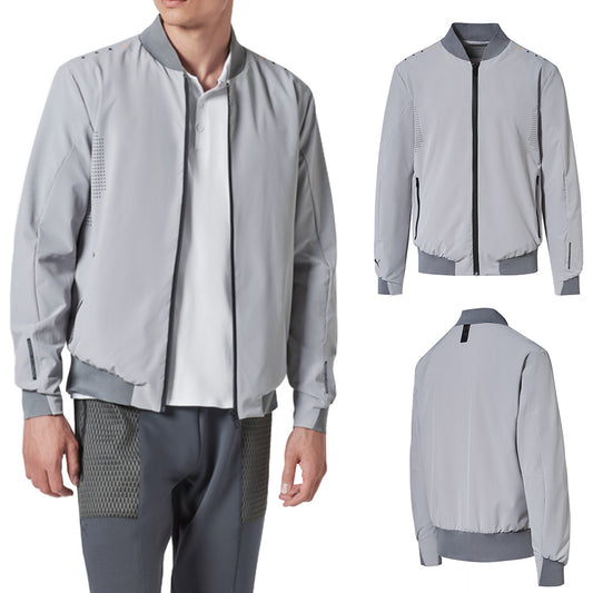 Puma Porsche Design Men's Perforated Zip Up Lightweight Jacket
