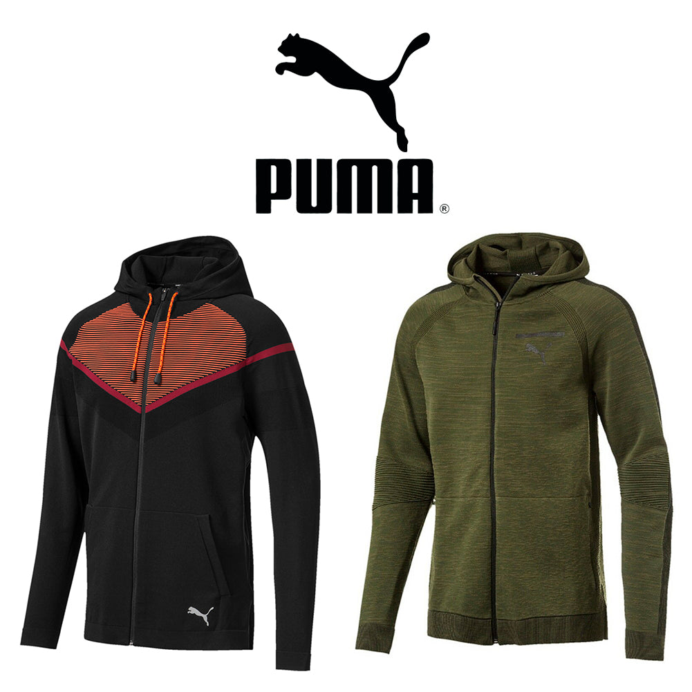 Puma Men's EvoKnit Full Zip Knitted Hoodie Jacket