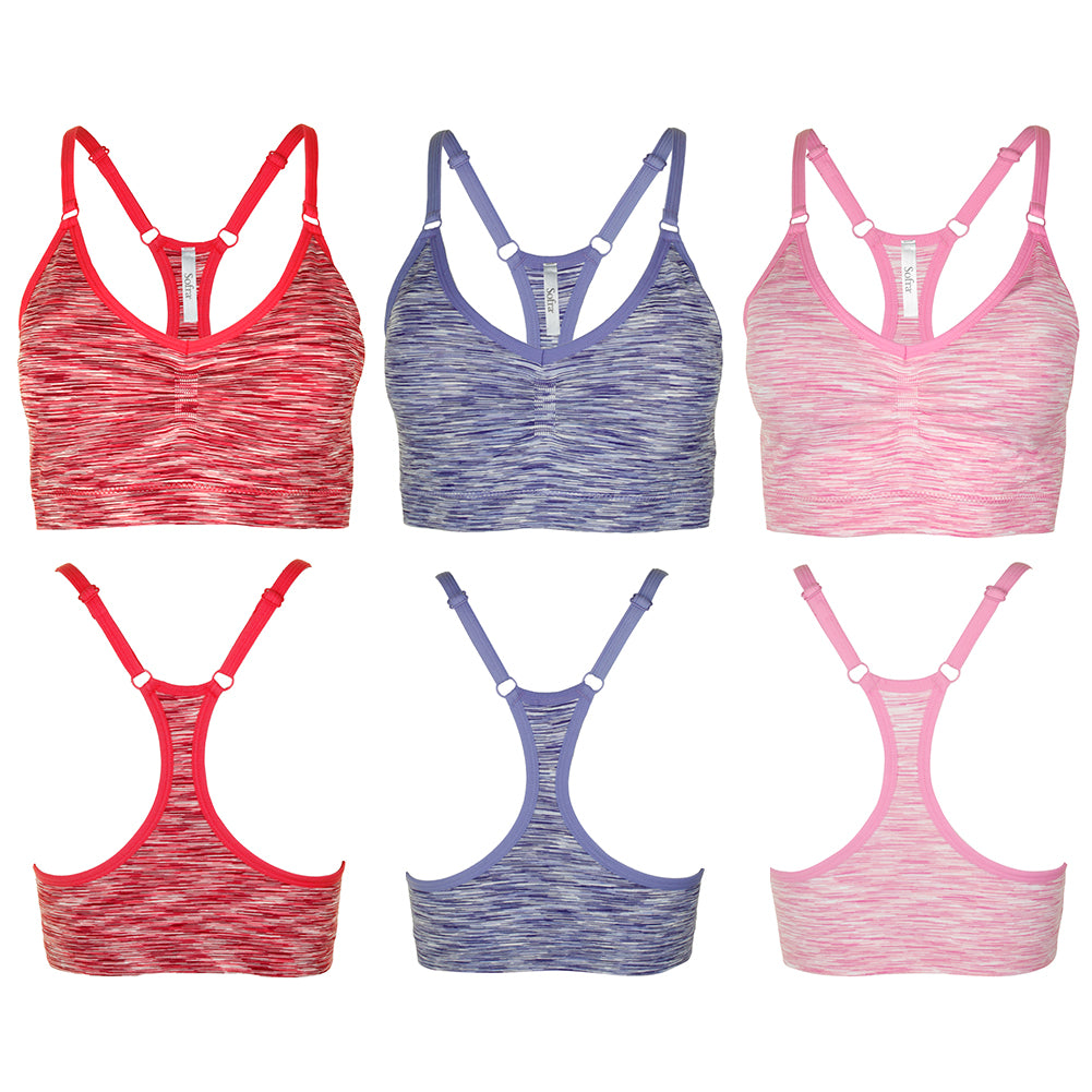 3 Pack-Red Purple Pink