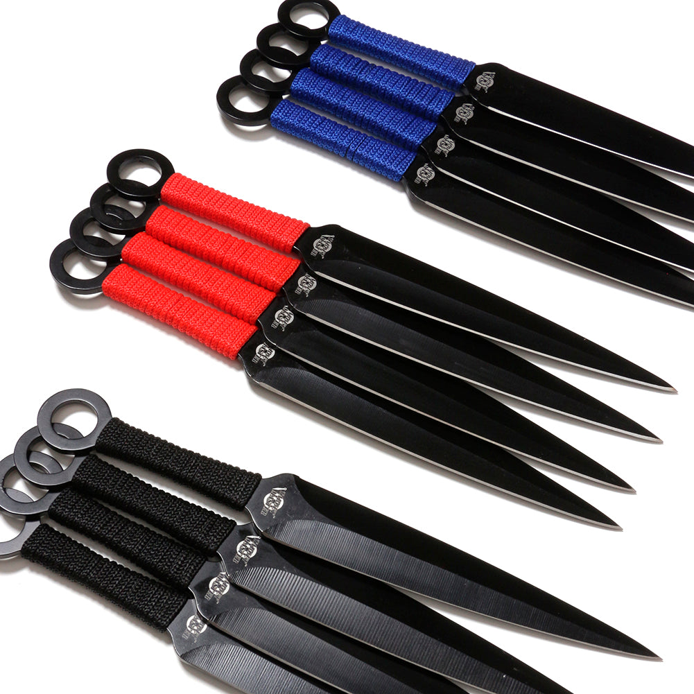 Target Master 12 8.5’ Throwing Knives Kit Dagger 440 Stainless Steel Blade